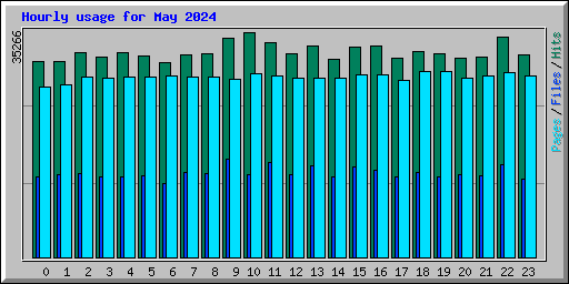 Hourly usage for May 2024